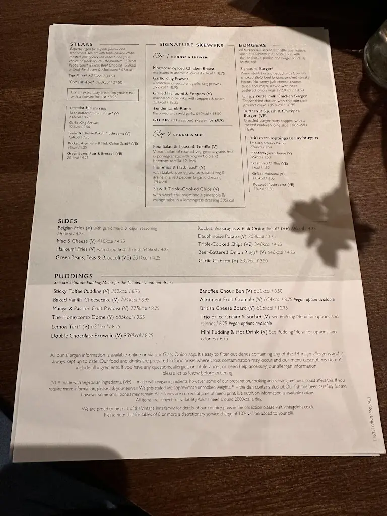 Menu_The Travellers Rest_Caerphilly_image_1