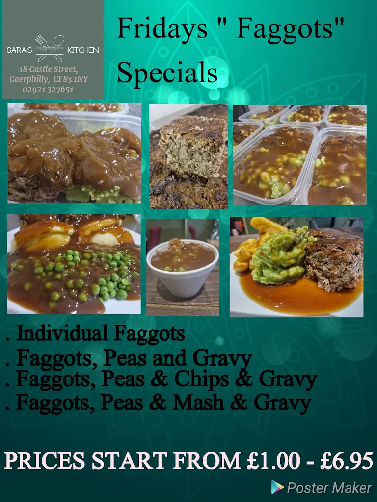 Menu_Sara's Kitchen_Caerphilly County Borough_image_1