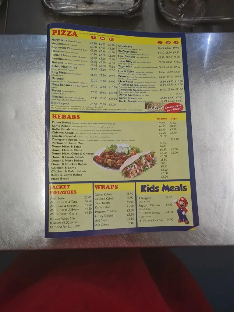 Menu_At The Lunch Junction_Caergwrle_image_1