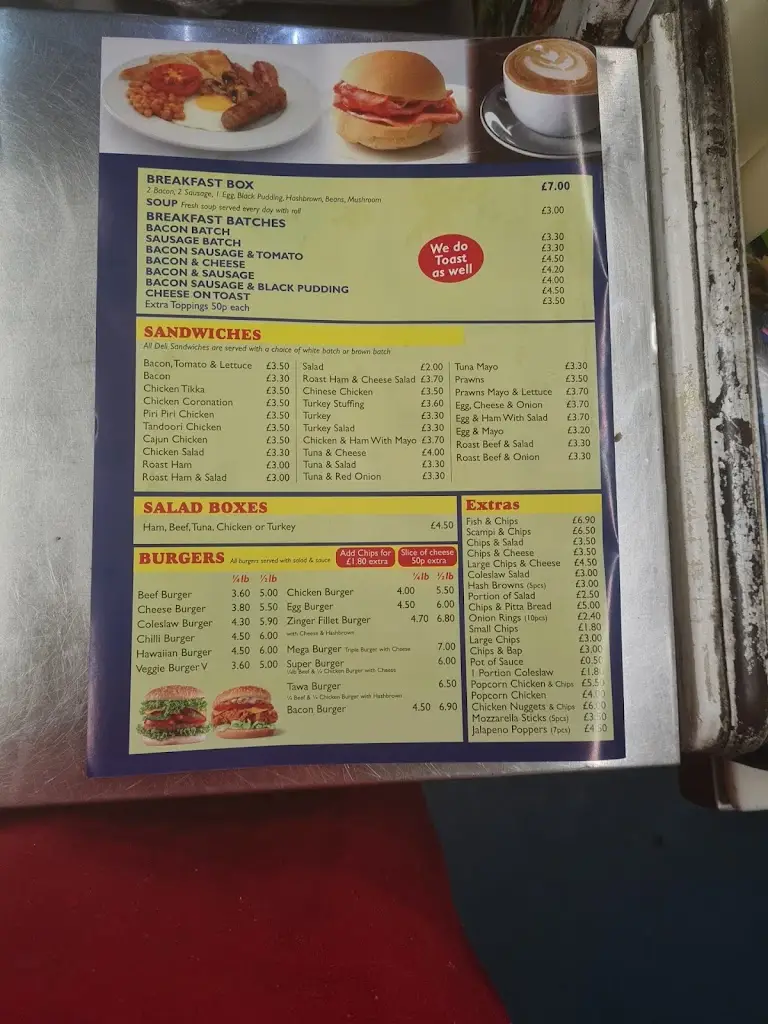 Menu_At The Lunch Junction_Caergwrle_image_2