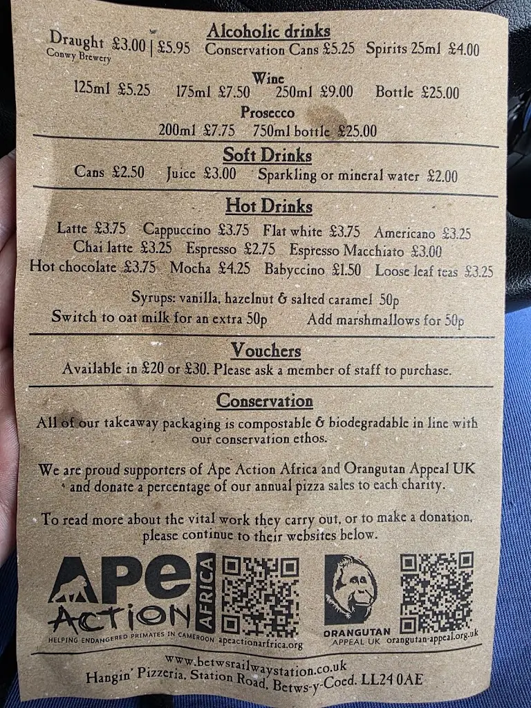 Menu_Hangin' Pizzeria_Betws-y-Coed_image_1