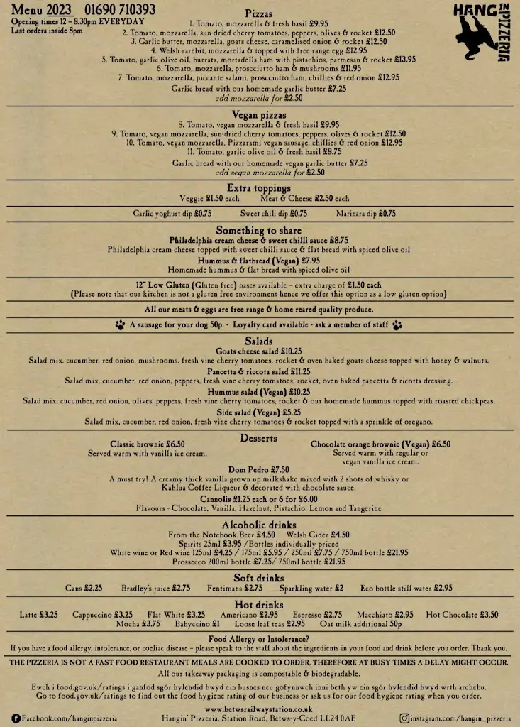 Menu_Hangin' Pizzeria_Betws-y-Coed_image_2