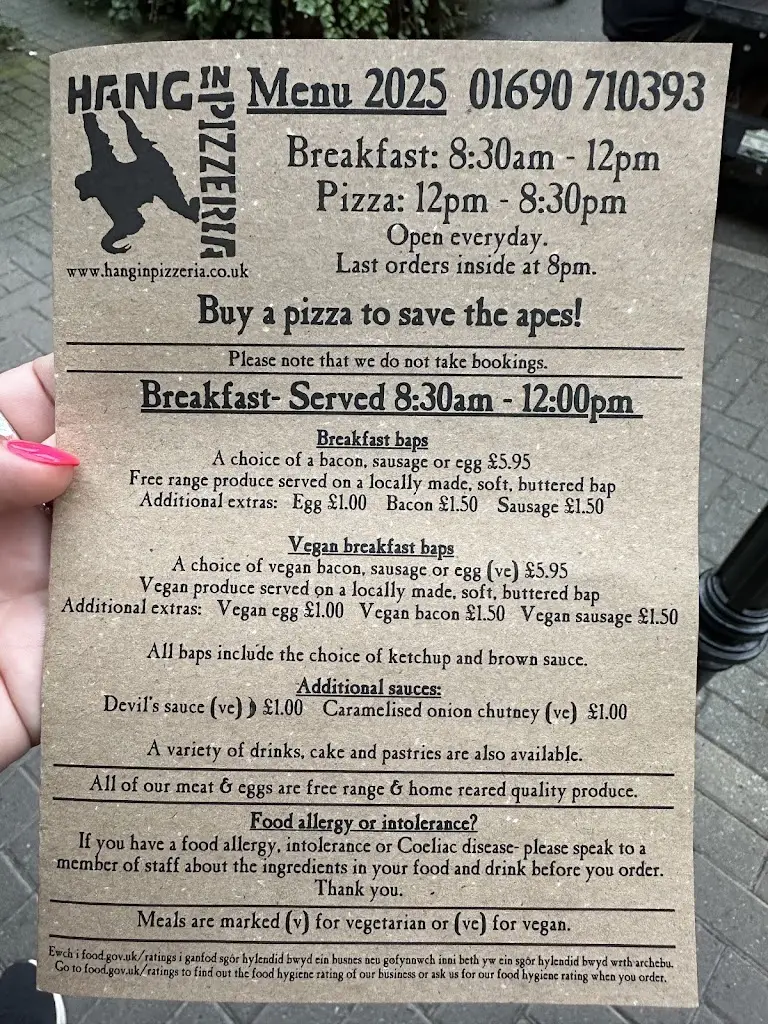 Menu_Hangin' Pizzeria_Betws-y-Coed_image_3