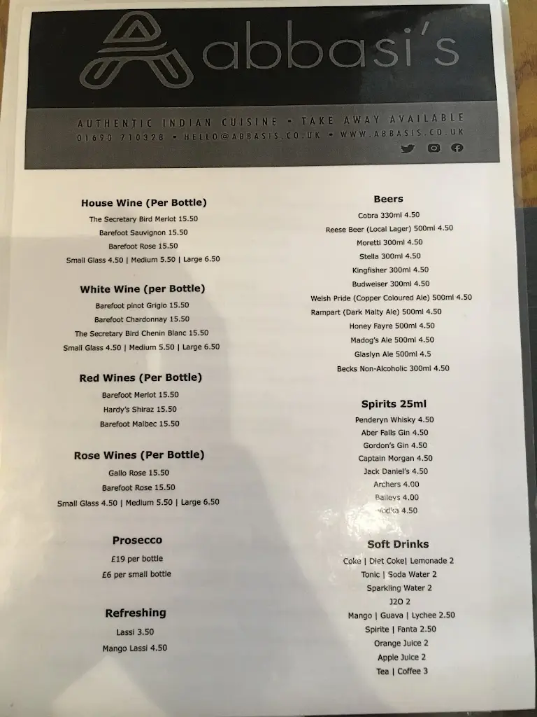 Menu_Abbasi’s | Indian Restaurant_Betws-y-Coed_image_4