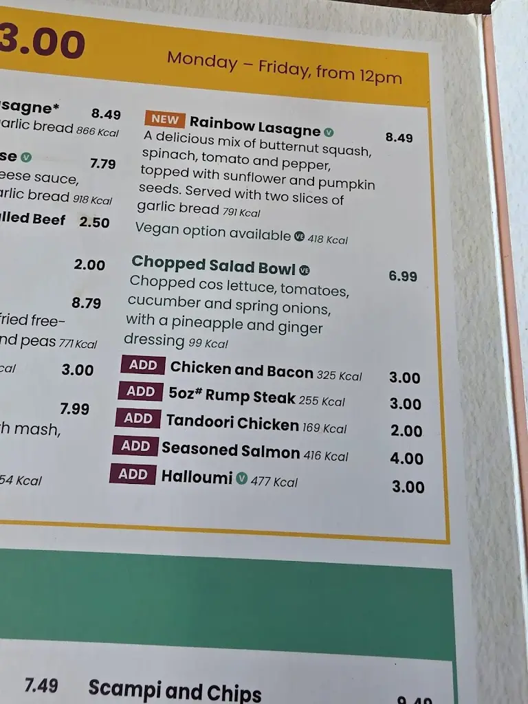 Menu_The Elisabeth Arms_Bilston_immagine_2