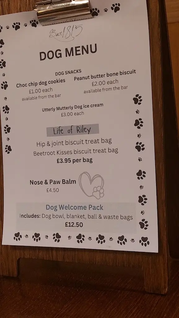 Menu_Bar1815 at the Waterloo Hotel_Betws-y-Coed_image_1