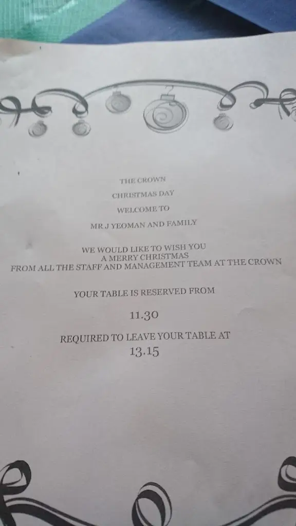 Menu_The Crown Inn_Aldridge_immagine_1