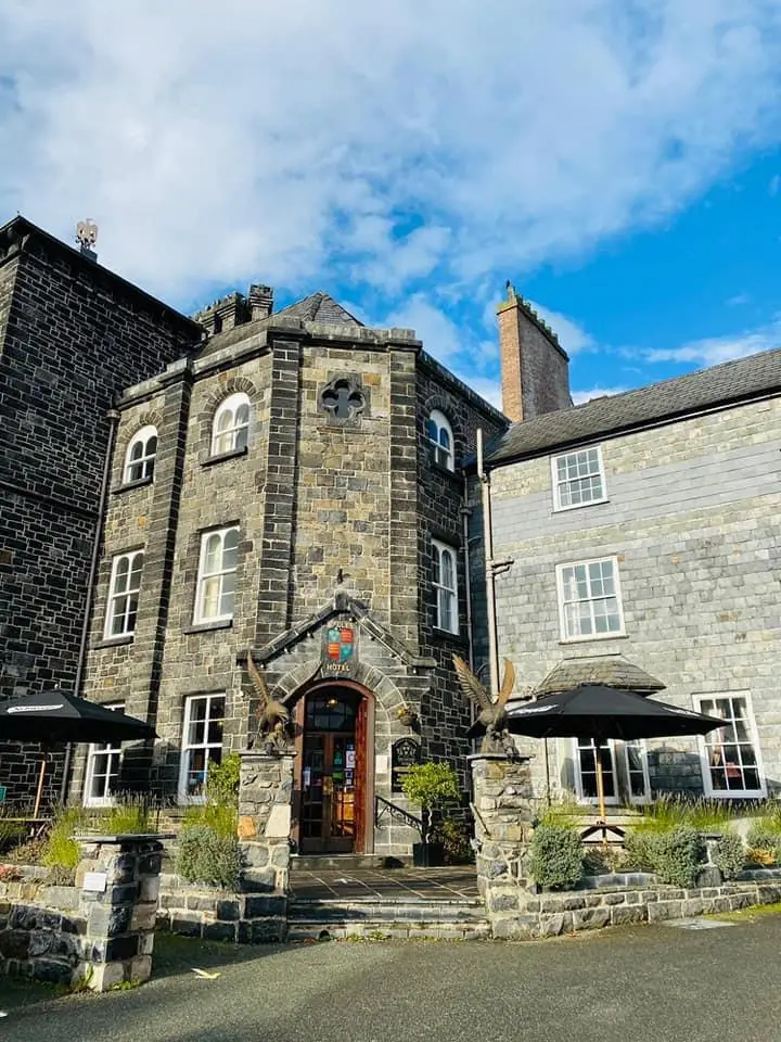 The Eagles Hotel restaurant in Betws-y-Coed