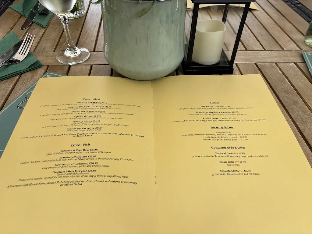 Menu_Florentino’s_Carmarthen_image_2