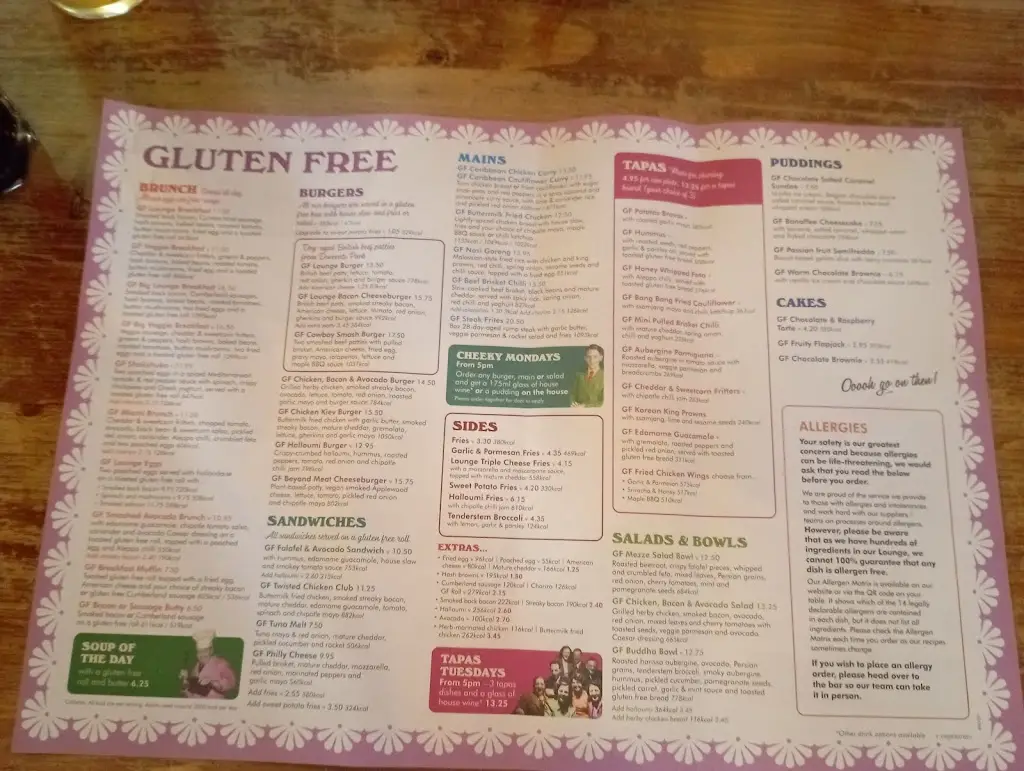 Menu_Cofio Lounge_Carmarthen_image_2