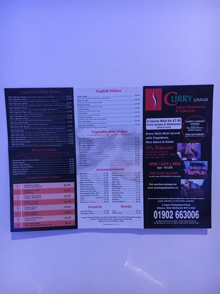 Menu_Curry Lounge_Bilston_image_1