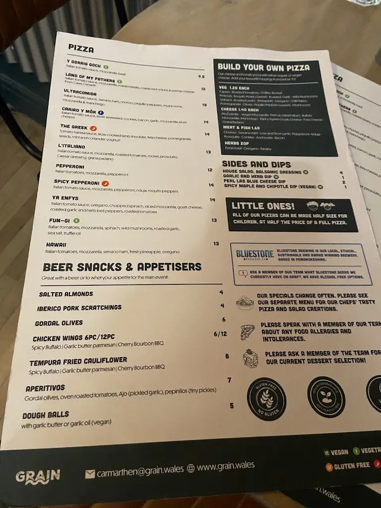 Menu_GRAIN - Carmarthen_Carmarthen_image_2
