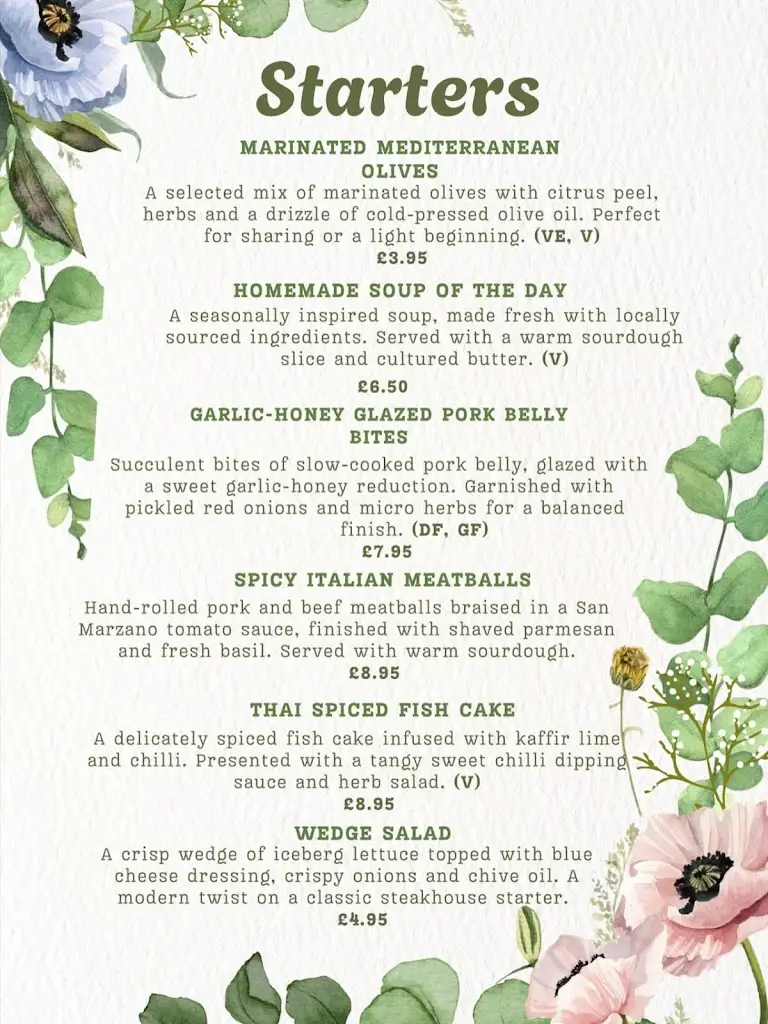 Menu_The Castle Inn Caldicot_Caerwent_image_3