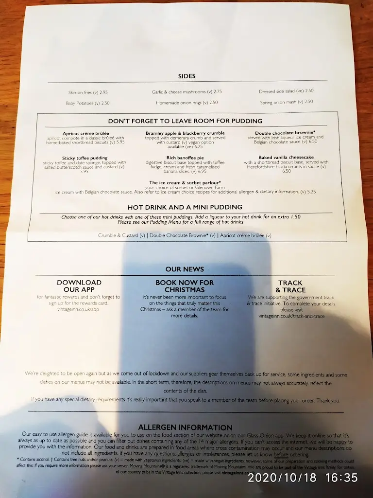 Menu_Groes Wen Inn Penhow Newport_Caerwent_image_2