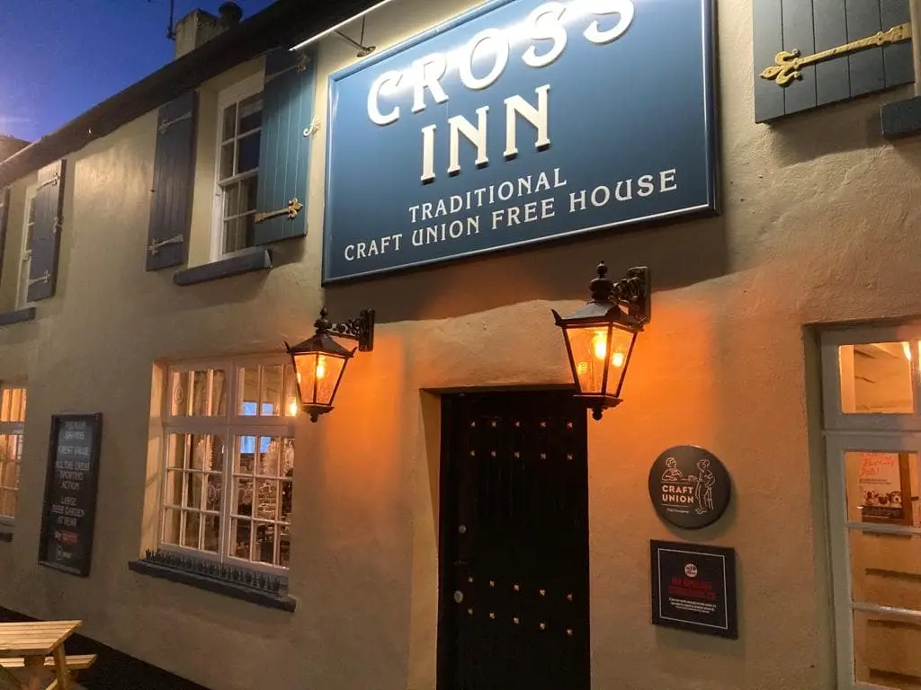 The Cross Inn restaurant in Caldicot
