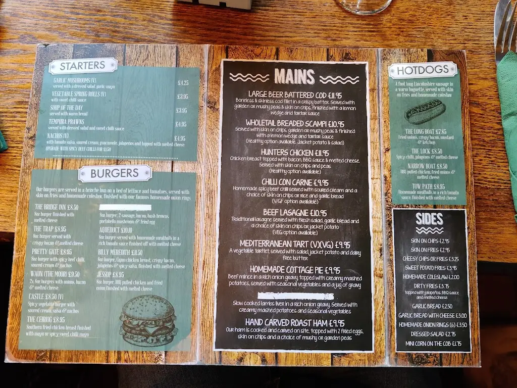 Menu_The Bridge Inn_Chirk_image_1