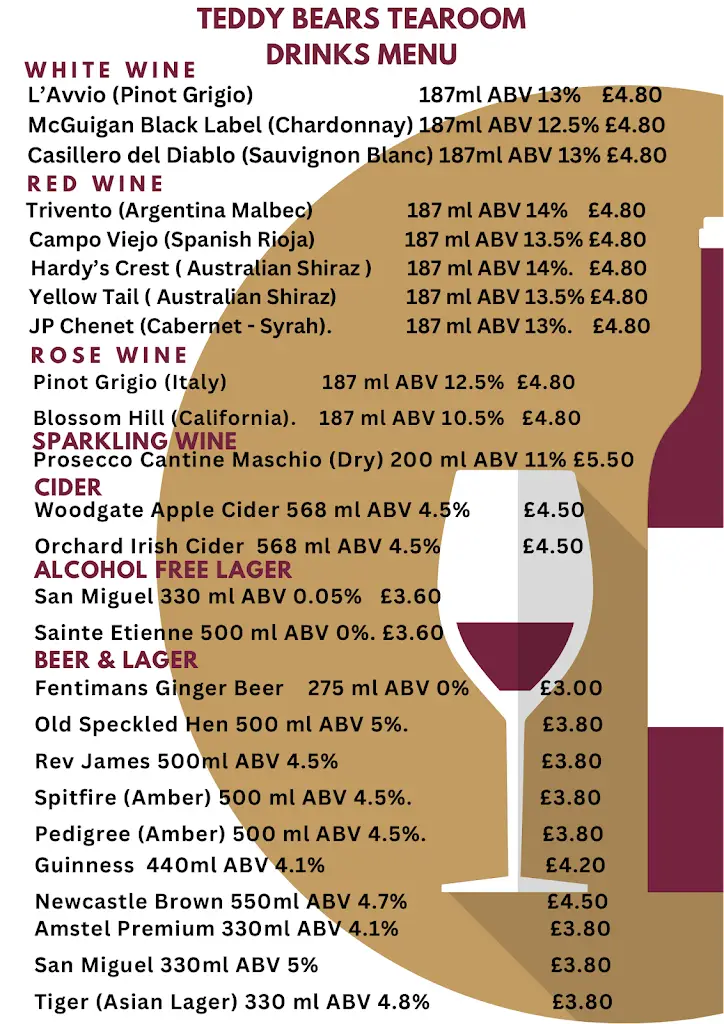 Menu_Teddy Bears Tearoom_Chirk_image_1