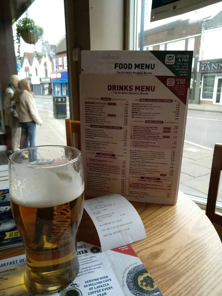 Menu_The Sir Henry Newbolt - JD Wetherspoon_Bilston_image_4