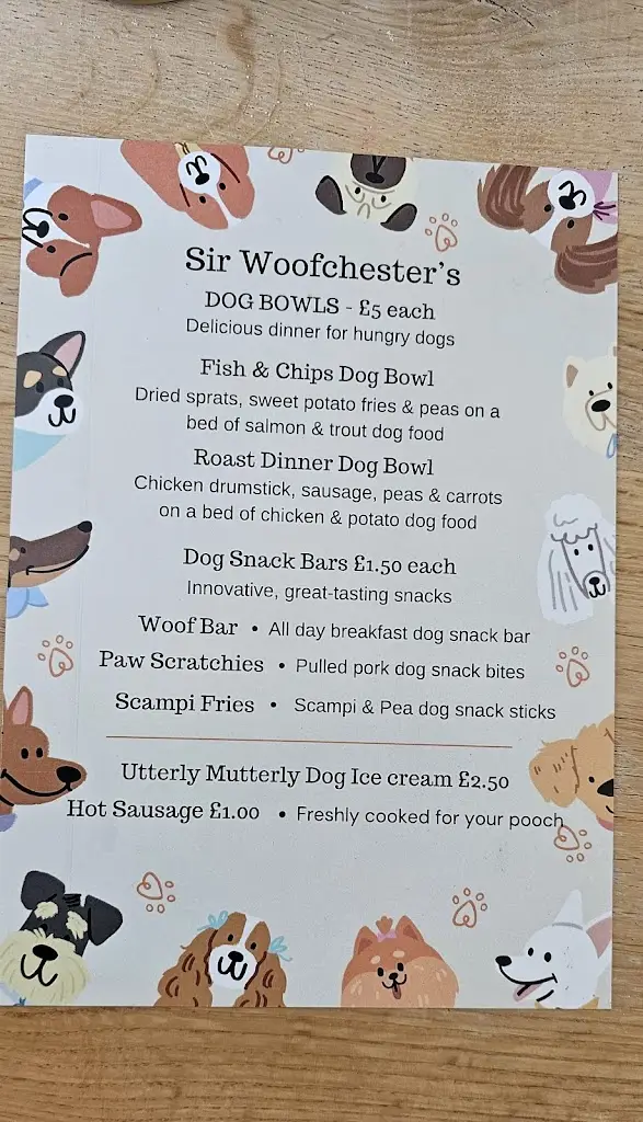 Menu_The Sun Trevor bar, restaurant and holiday cottages_Chirk_imagen_2