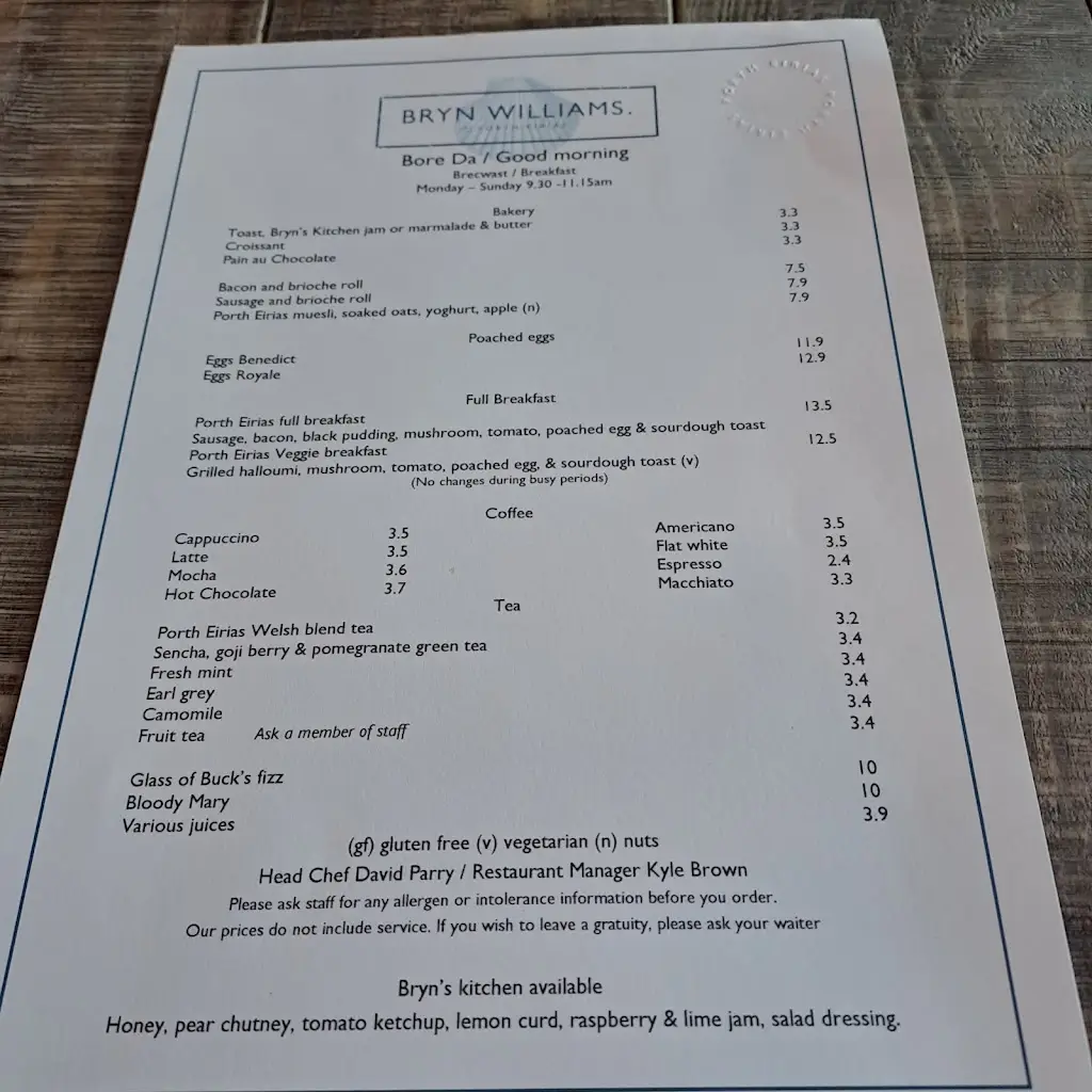 Menu_Bryn Williams Porth Eirias_Colwyn Bay_image_3