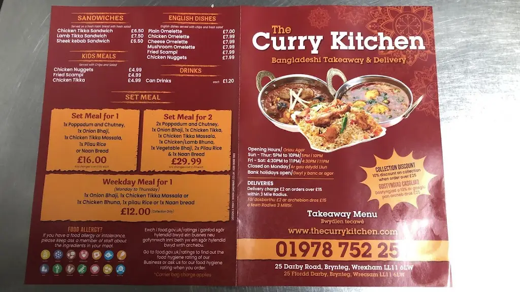 Menu_The Curry Kitchen_Coedpoeth_image_2