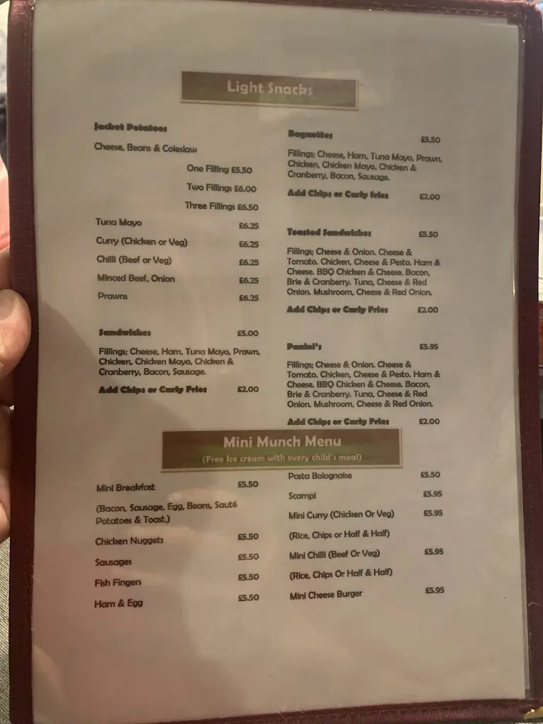 Menu_The Drovers Cafe & Restaurant_Builth Wells_image_1