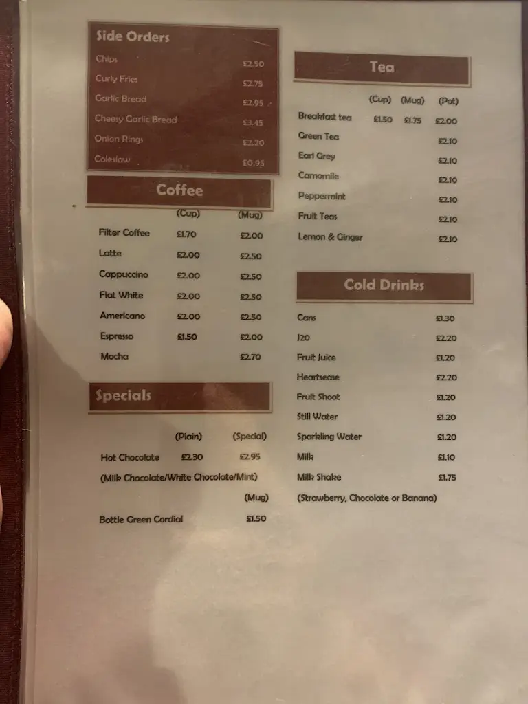 Menu_The Drovers Cafe & Restaurant_Builth Wells_image_4