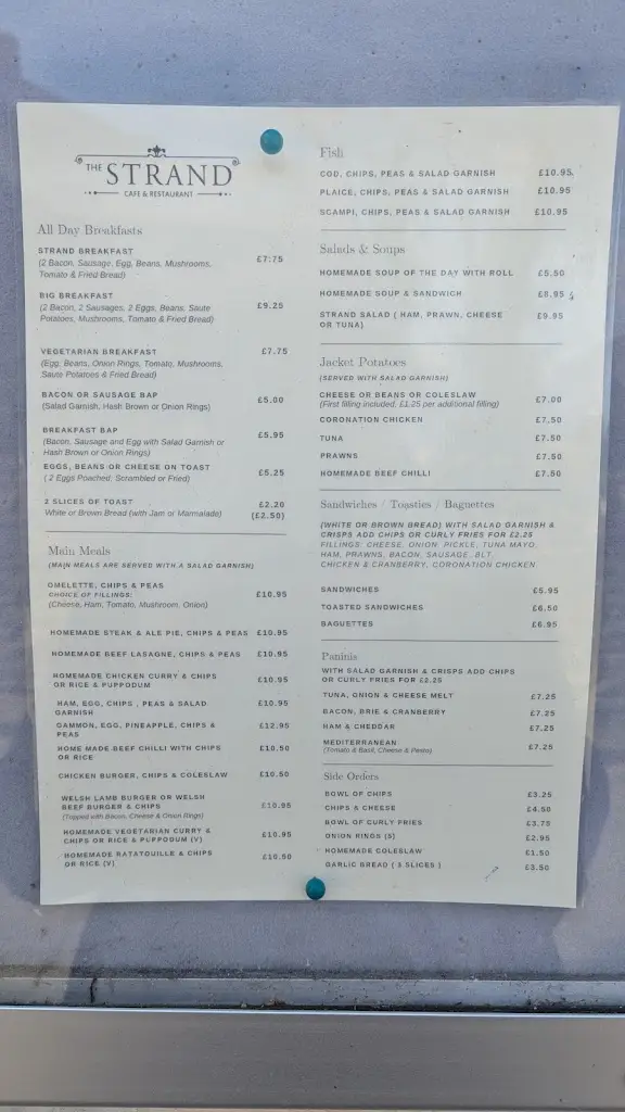 Menu_The Strand Cafe_Builth Wells_image_2