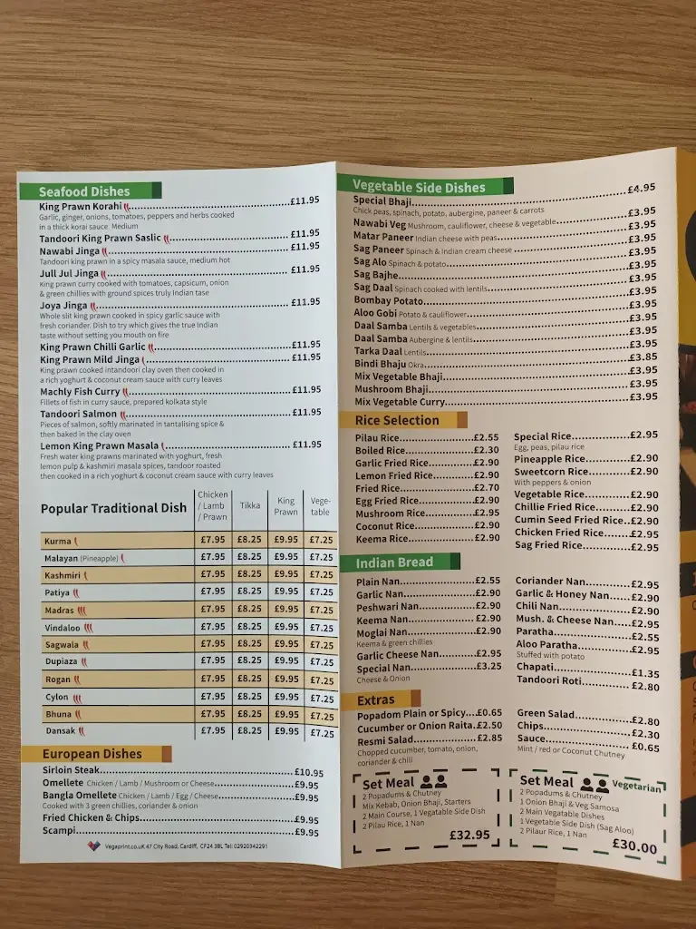 Menu_Indian Ocean_Builth Wells_image_3