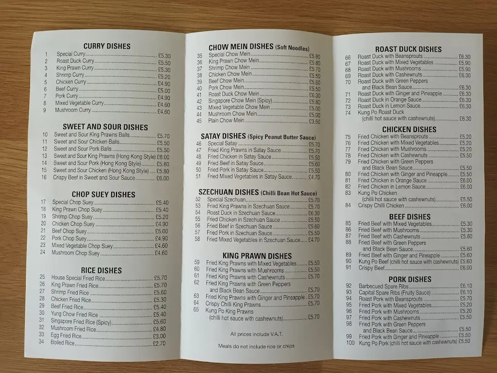 Menu_China Kitchen_Builth Wells_image_2