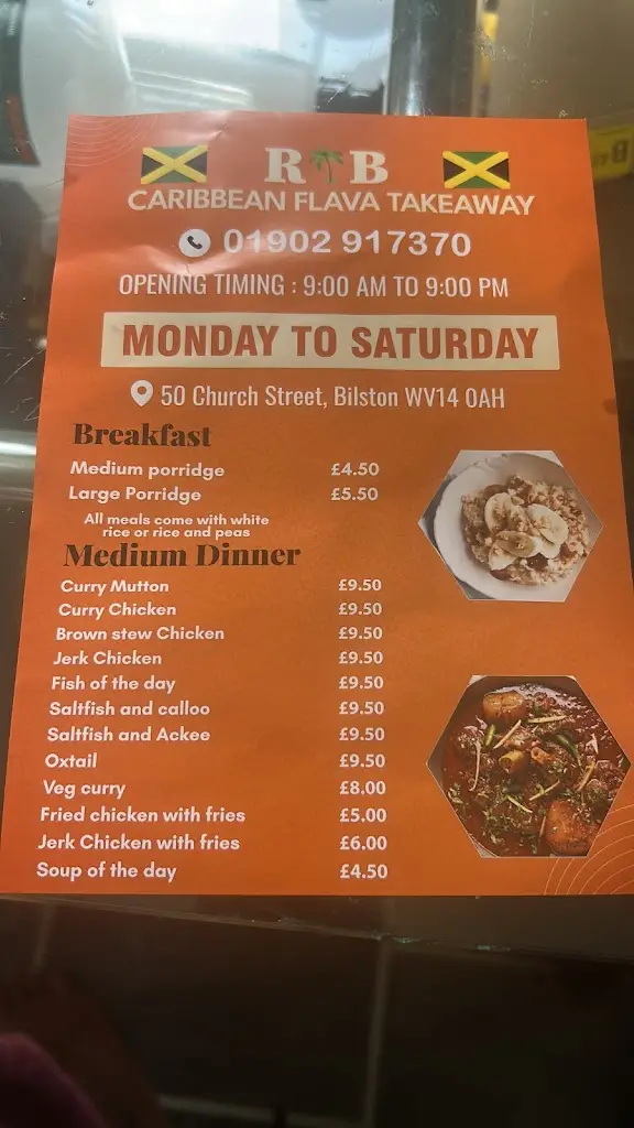 Menu_R&B Caribbean Flava_Bilston_image_2