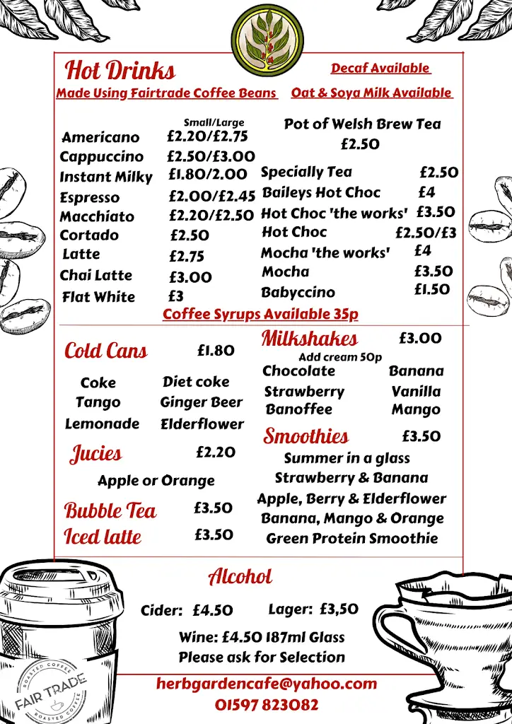 Menu_Herb Garden Café_Builth Wells_image_2