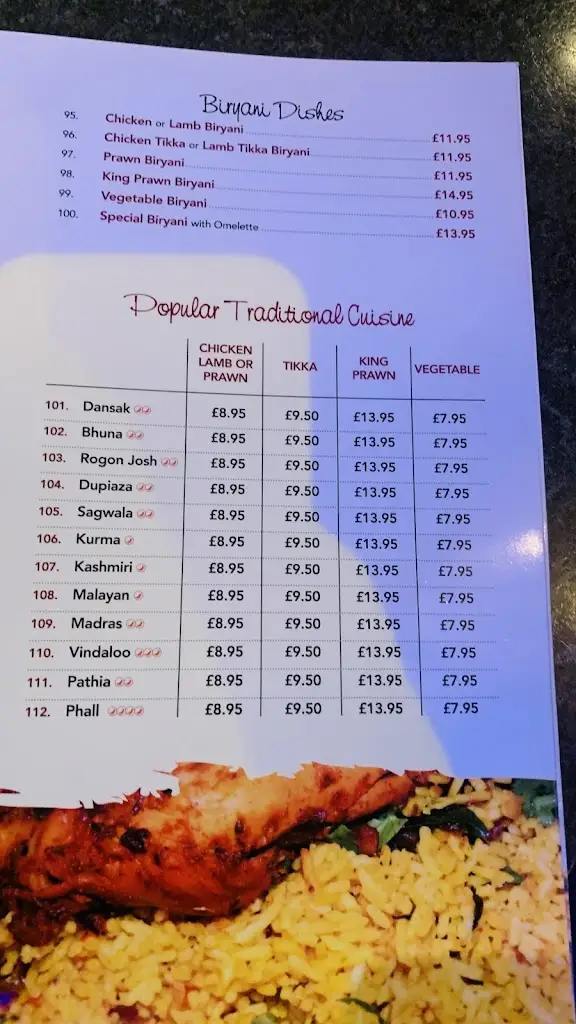 Menu_Zeera Indian & Bangladeshi Restaurant_Builth Wells_image_4