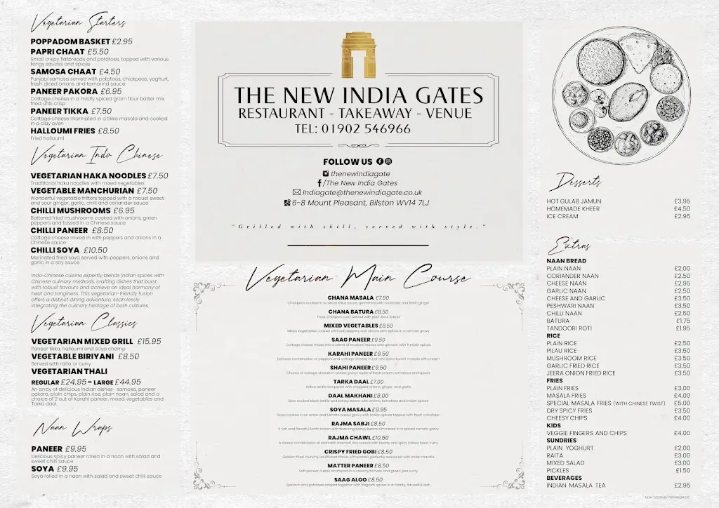 Menu_The New India Gates_Bilston_image_2