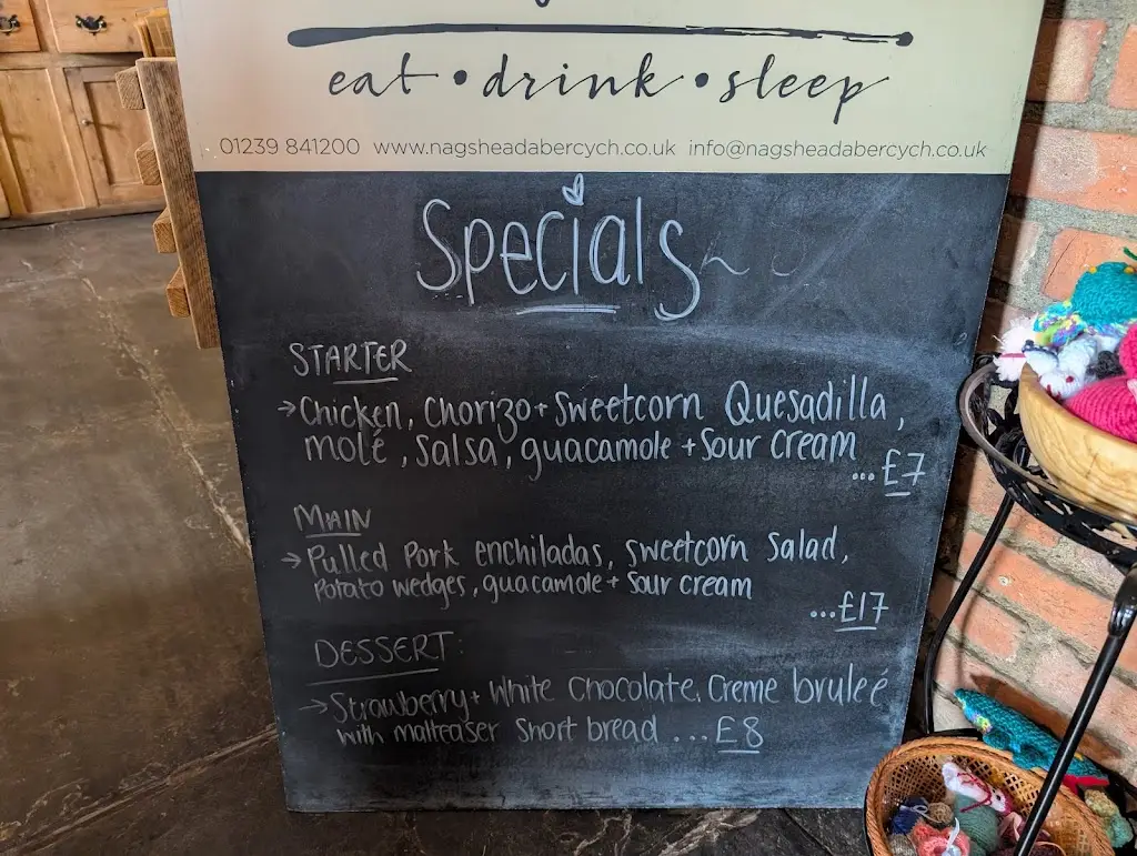 Menu_The Nags Head_Crymych_image_3