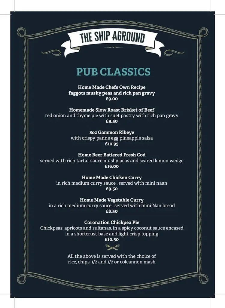 Menu_Ship Aground Pembrey_Burry Port_image_1