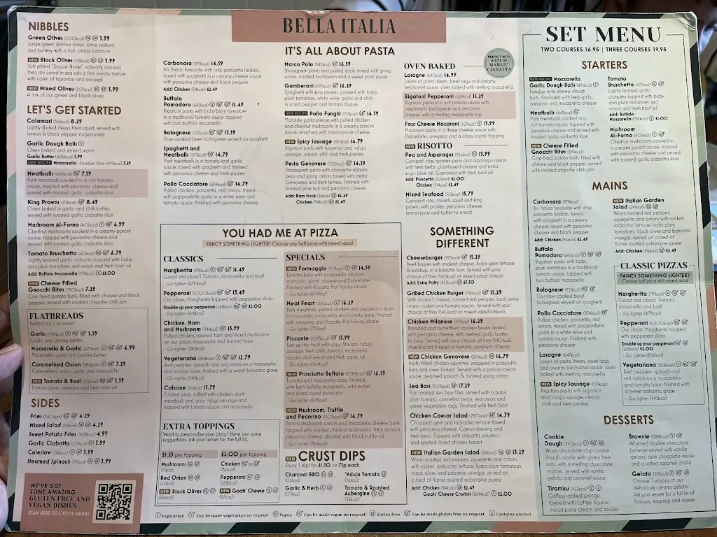 Menu_Bella Italia - Wolverhampton_Bilston_image_1