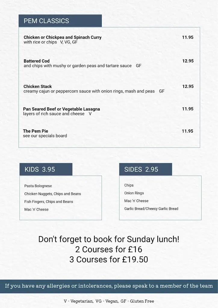 Menu_The Pemberton Arms_Burry Port_image_1