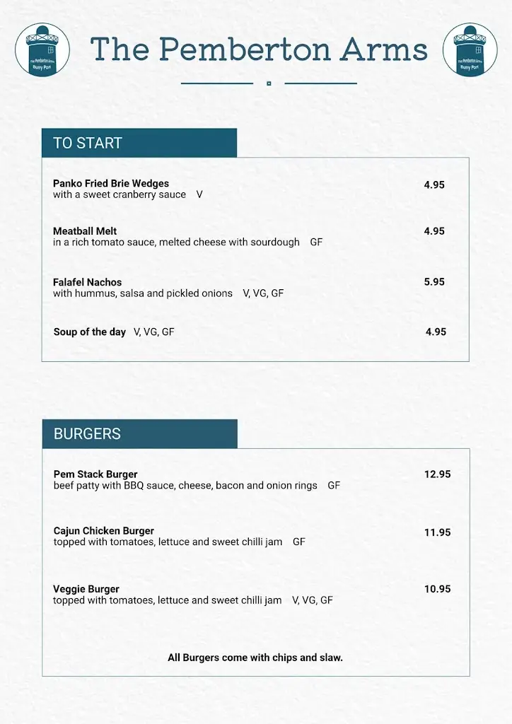 Menu_The Pemberton Arms_Burry Port_image_2
