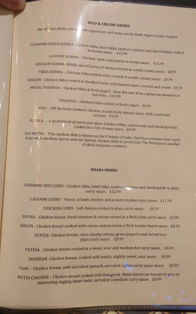 Menu_Naz Rasoi Indian Restaurant_Burry Port_image_3