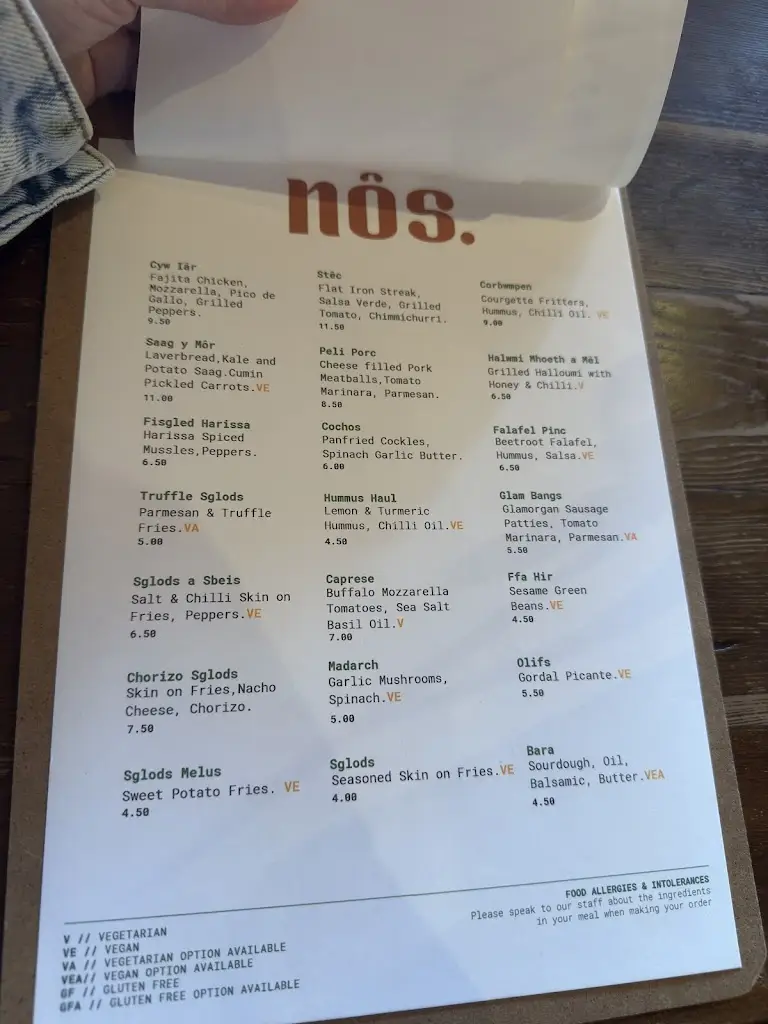 Menu_Caffi Lolfá_Burry Port_image_1