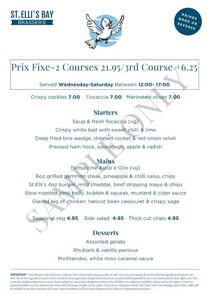 Menu_St.Elli's Bay_Burry Port_image_1