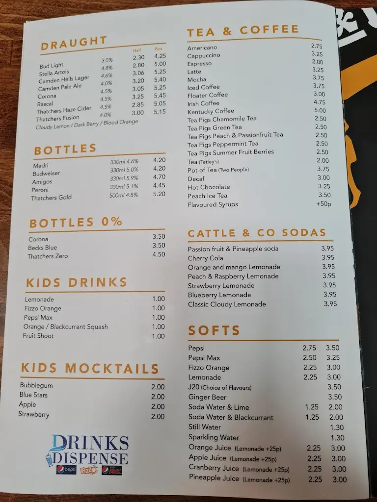 Menu_Cattle & Co Llanelli_Burry Port_image_4