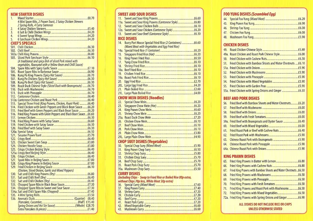 Menu_Burry Port Chinese & English Takeaway_Burry Port_image_2