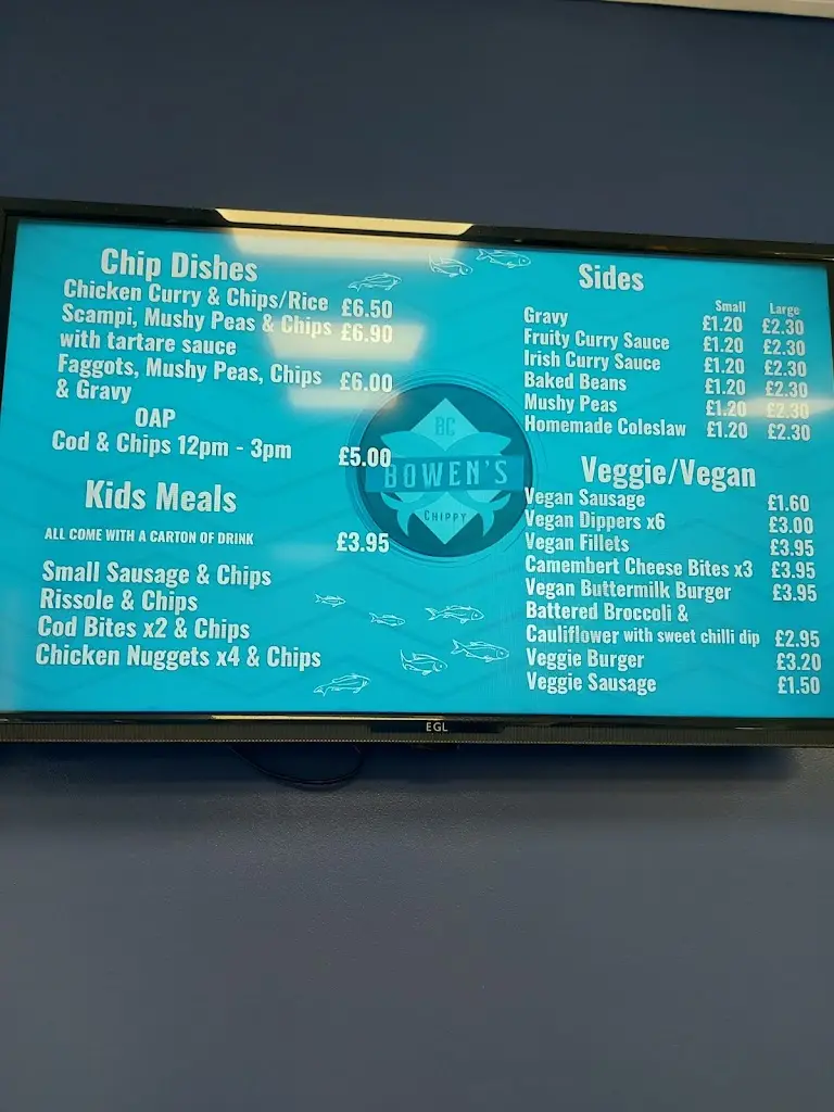 Menu_Bowen‘s Chippy_Burry Port_image_4