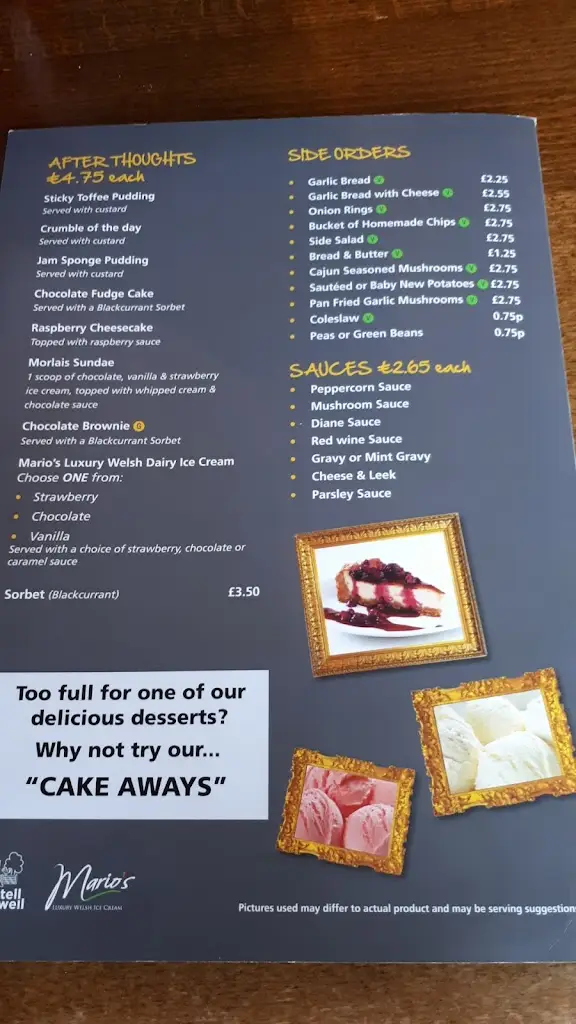 Menu_Tafarn Morlais_Cross Hands_image_1