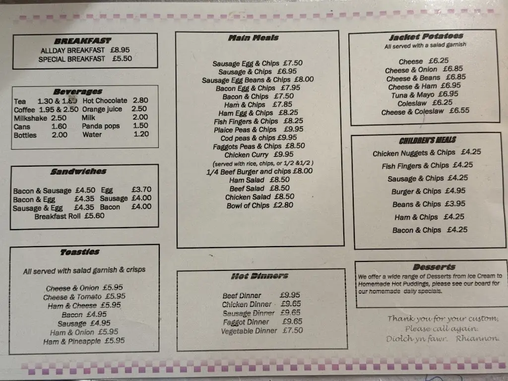Menu_Cafe Rhiannon_Cross Hands_image_1