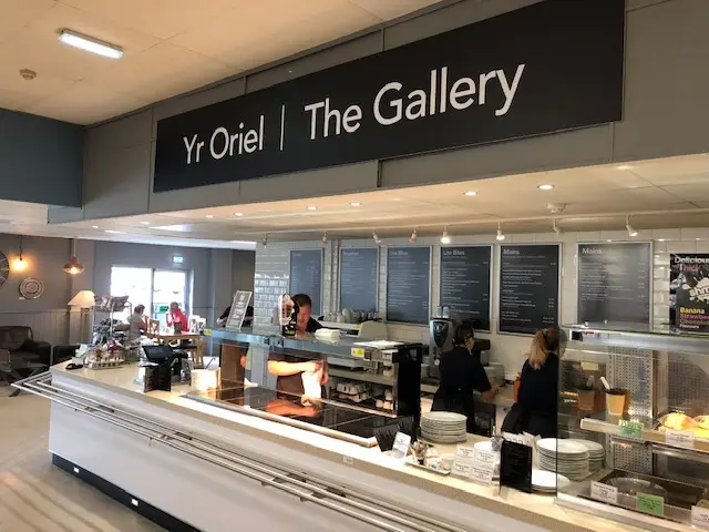 Yr Oriel Restaurant, Leekes Cross Hands restaurant in Cross Hands