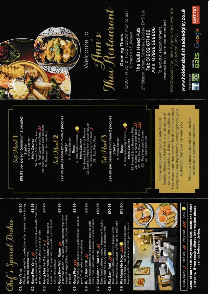 Menu_Ann's Thai Restaurant_Bilston_image_2