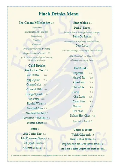 Menu_Finch Station Shop & Cafe_Cardigan_image_1